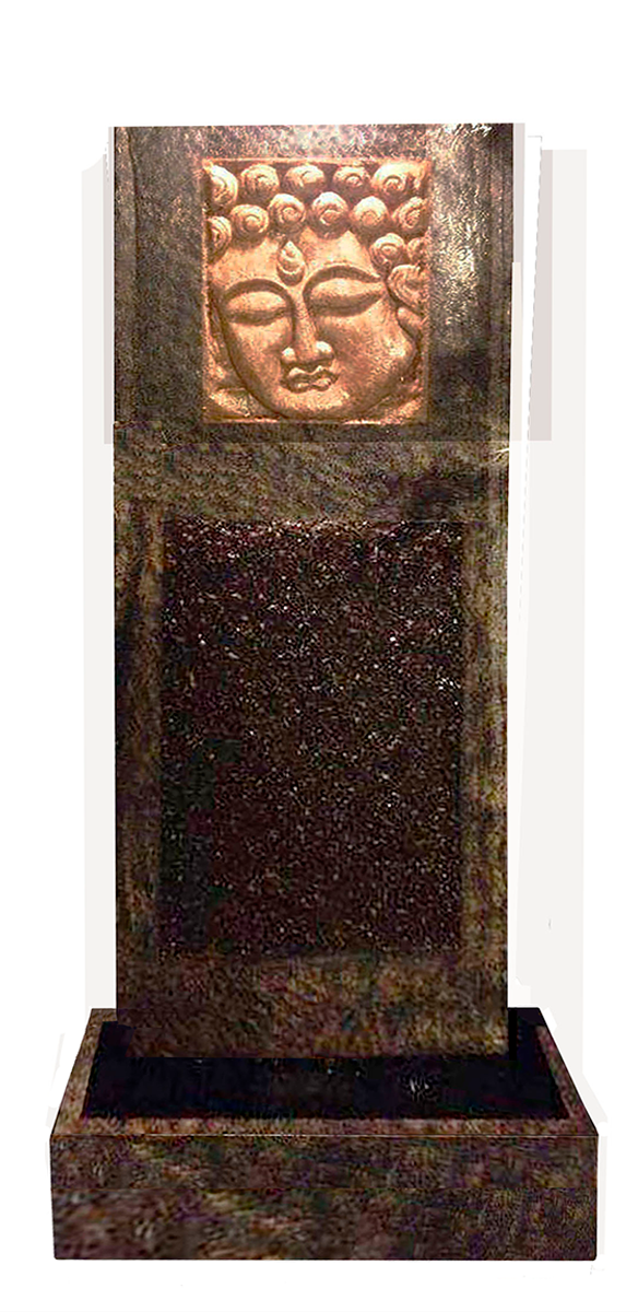 Pared de agua Rostro de Buda